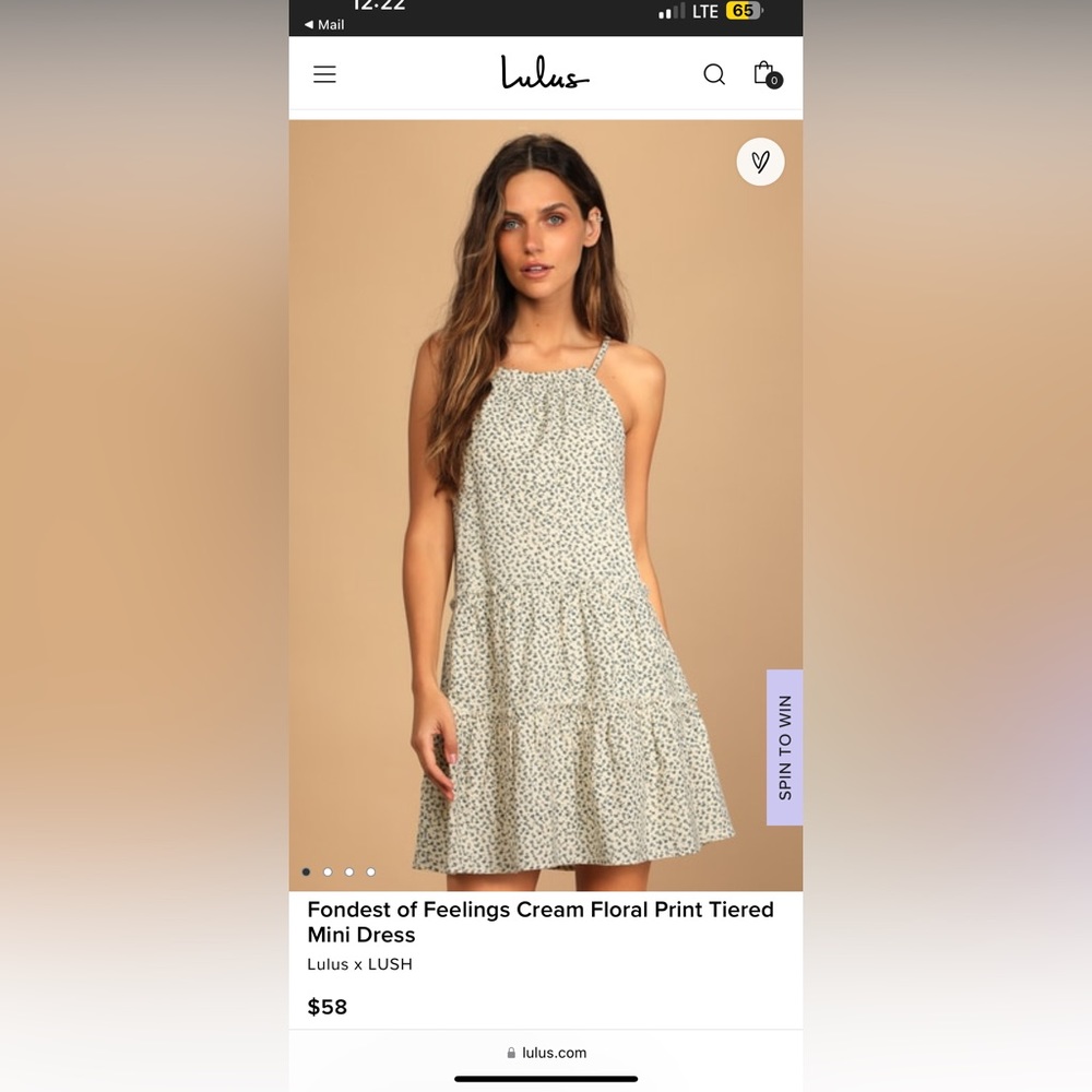 Lulus mini summer dress- NWT
